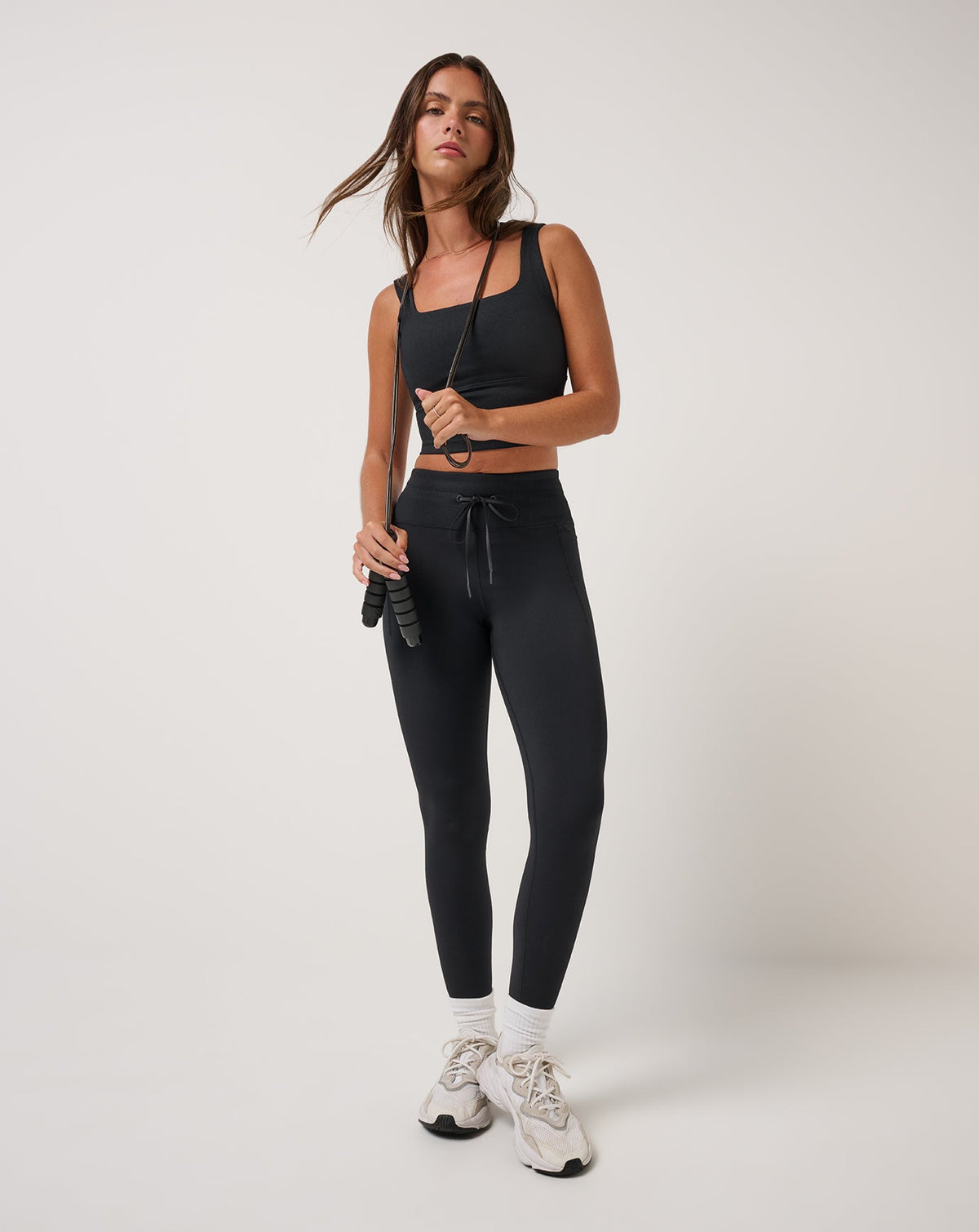 Moveknit Tie Bonded Legging Black | Travis Mathew Trending