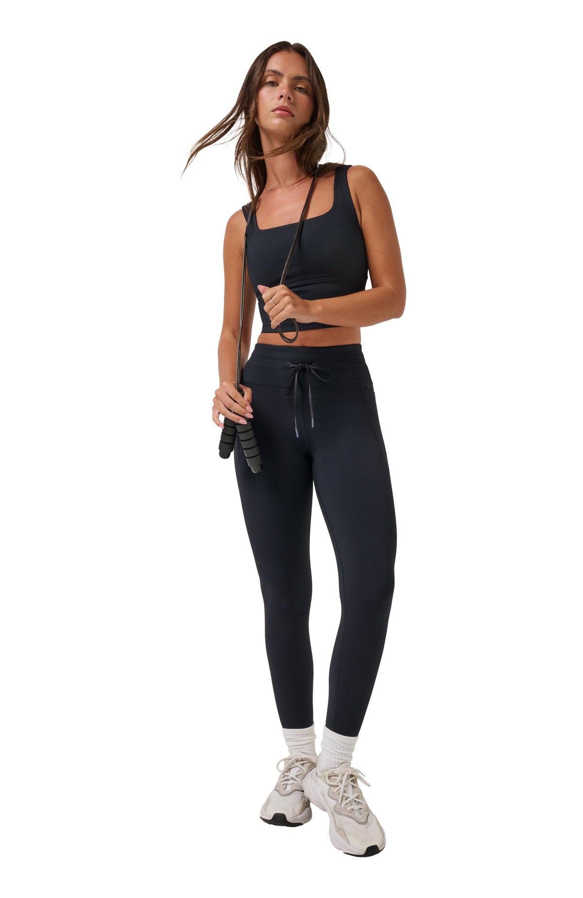 Moveknit Tie Bonded Legging Black | Travis Mathew Trending
