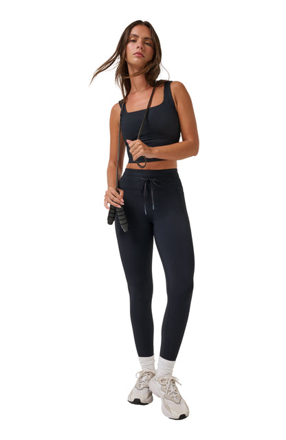 Moveknit Tie Bonded Legging Black | Travis Mathew Trending