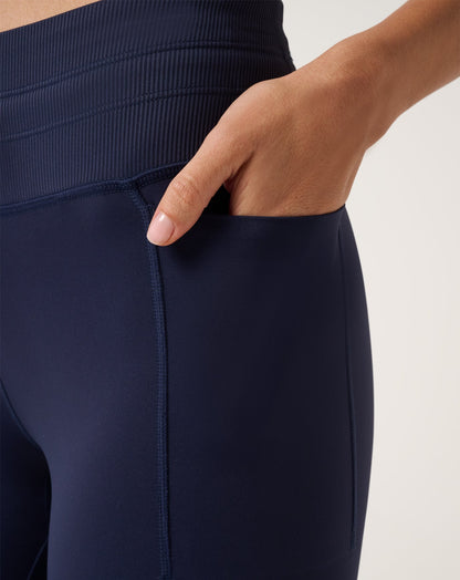 Moveknit Tie Bonded Legging Navy Blazer | Travis Mathew Classic
