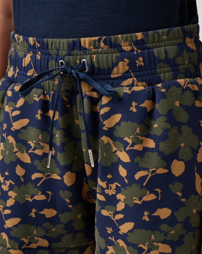 Cloud Fleece Stellar Short 2.0 Navy Blazer Floral Multi | Travis Mathew Premium