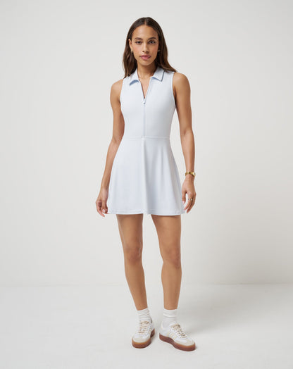 Moveknit Sleeveless Polo Dress 2.0 Ancient Water | Travis Mathew Everyday