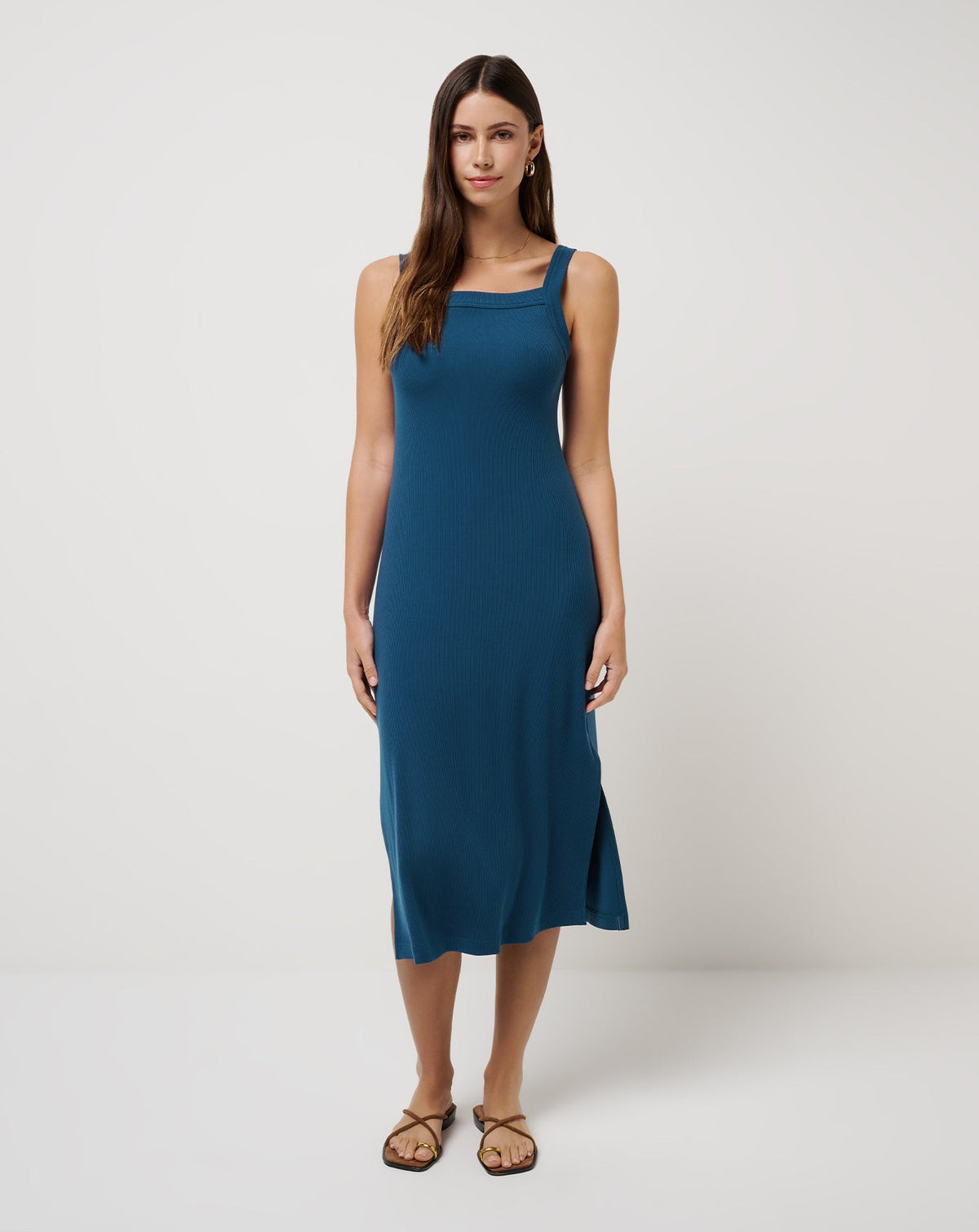 Pinot Cloud Midi Dress Poseidon | Travis Mathew Quality