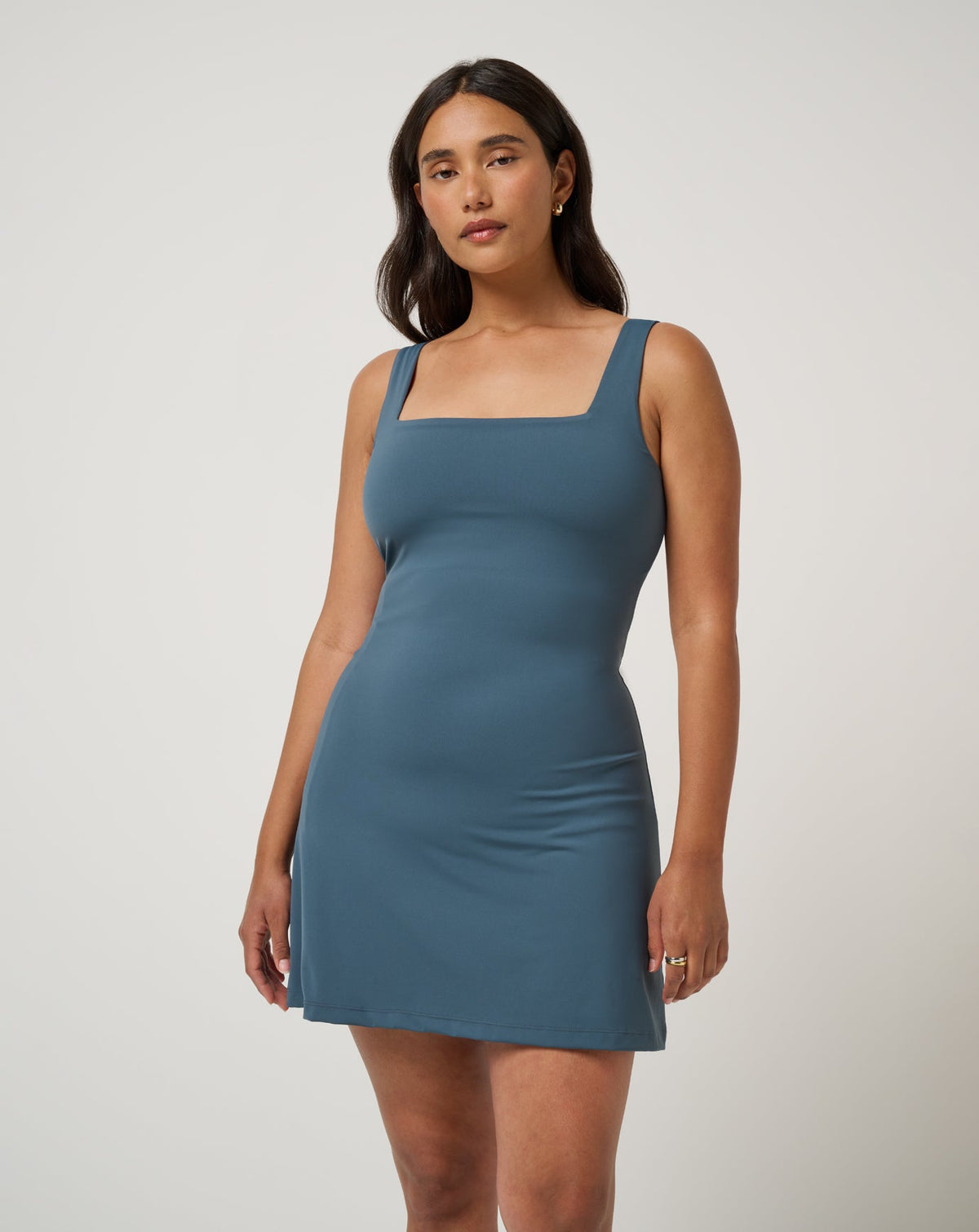 Moveknit Afterglow Dress Dark Slate | Travis Mathew Classic