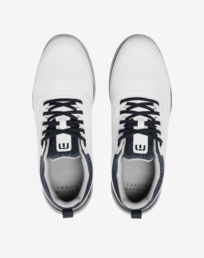 The Daily Pro Plus Golf Shoe White/Total Eclipse | Travis Mathew Best Price