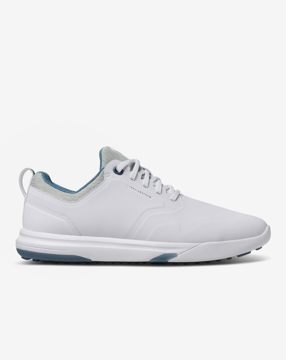 The Daily Pro Plus Golf Shoe White/Blue | Travis Mathew Smart Buy