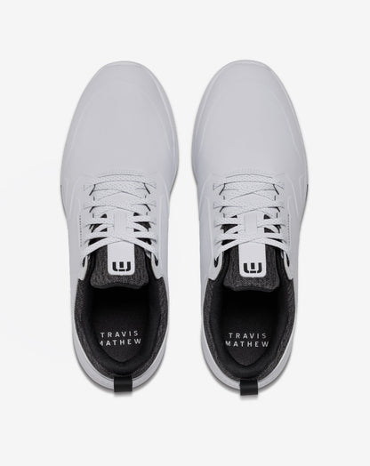 The Daily Pro Plus Golf Shoe White/Black | Travis Mathew Great Value