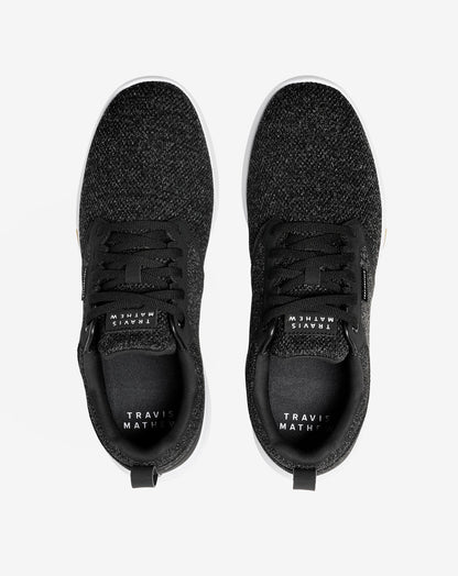 The Daily Pro Hybrid Shoe Black/Heather Black | Travis Mathew Great Value