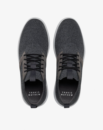 The Modern One Shoe Heather Grey Pinstripe | Travis Mathew Top Pick