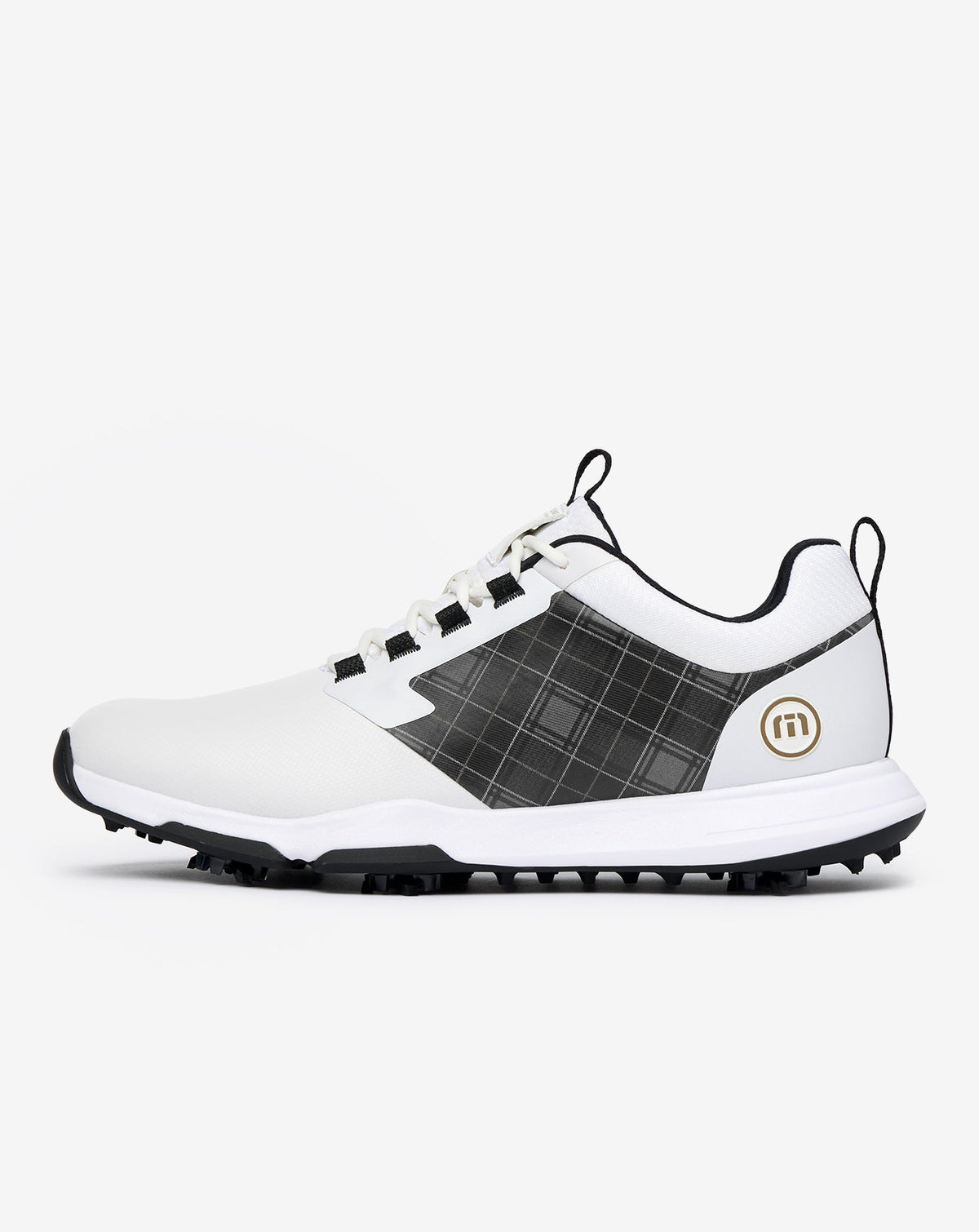 The Ringer 2 Tartan Golf Shoe White | Travis Mathew New