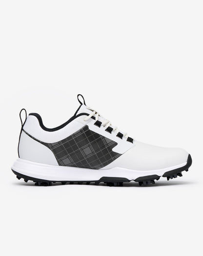 The Ringer 2 Tartan Golf Shoe White | Travis Mathew New