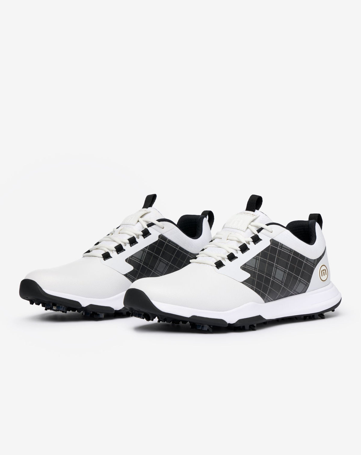 The Ringer 2 Tartan Golf Shoe White | Travis Mathew New