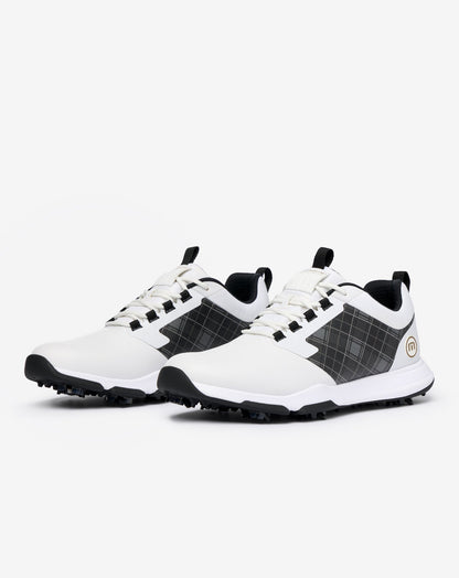 The Ringer 2 Tartan Golf Shoe White | Travis Mathew New