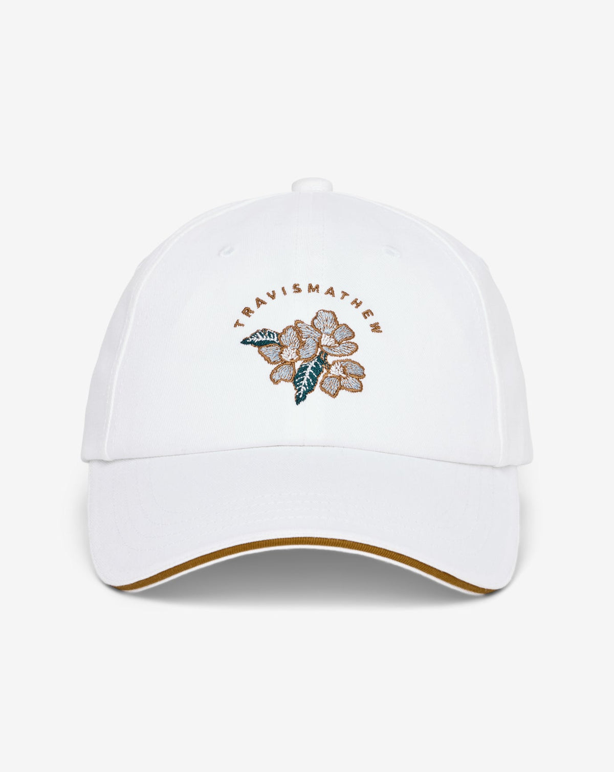 Floral Twisted Ivy Adjustable Hat White | Travis Mathew Top Pick