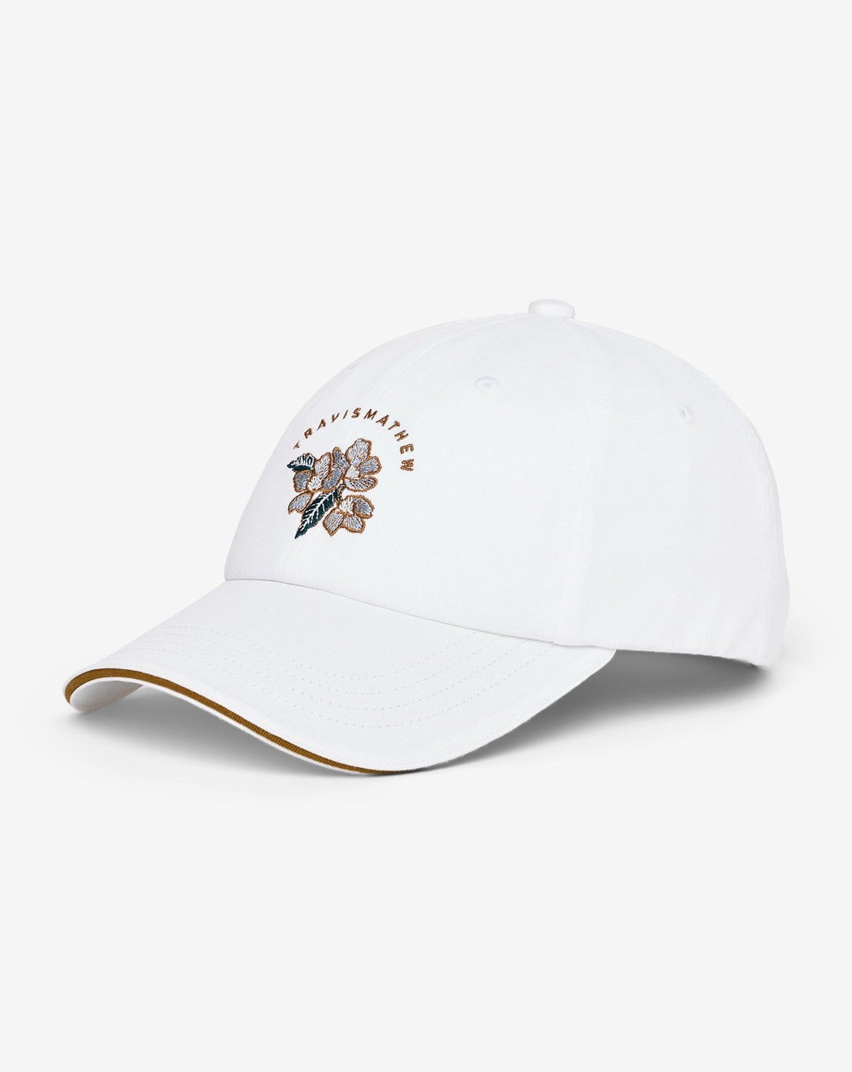 Floral Twisted Ivy Adjustable Hat White | Travis Mathew Top Pick