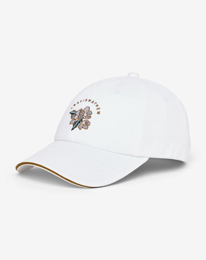 Floral Twisted Ivy Adjustable Hat White | Travis Mathew Top Pick