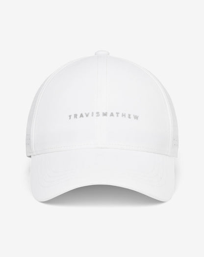 Moonshadow Adjustable Hat White | Travis Mathew Featured