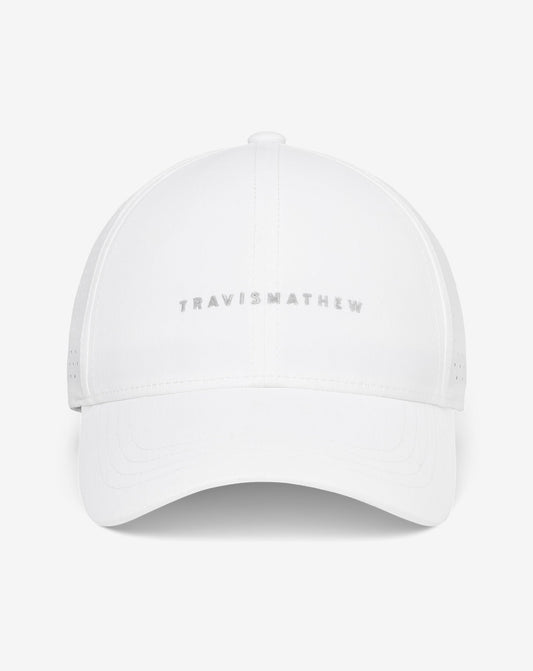 Moonshadow Adjustable Hat White | Travis Mathew Featured