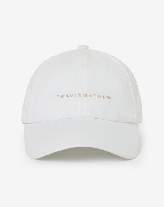 The Dad Hat White | Travis Mathew Classic