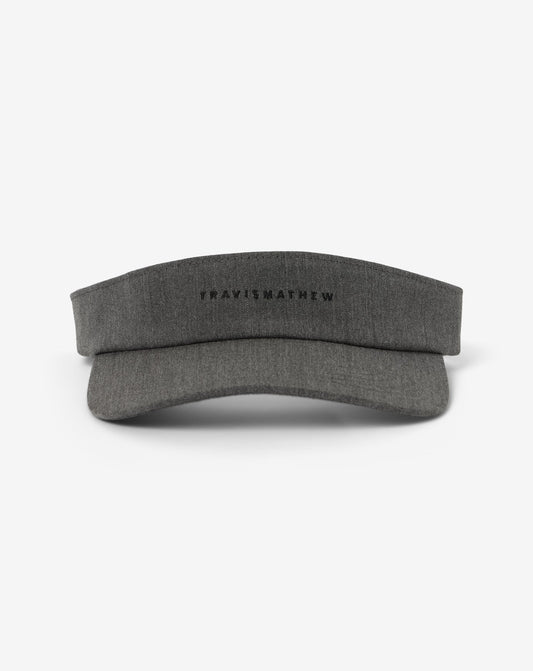 Timberline Visor Heather Black | Travis Mathew Sale