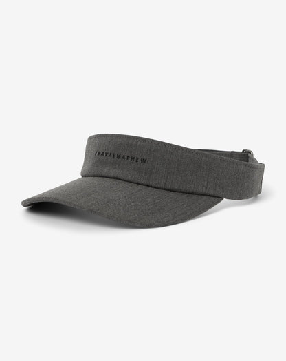 Timberline Visor Heather Black | Travis Mathew Sale