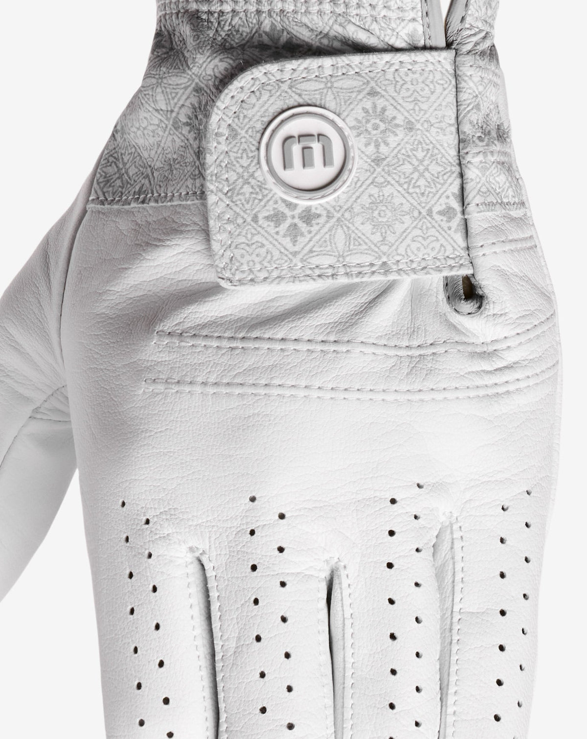 Headliner Golf Glove White Acropolis | Travis Mathew Quality
