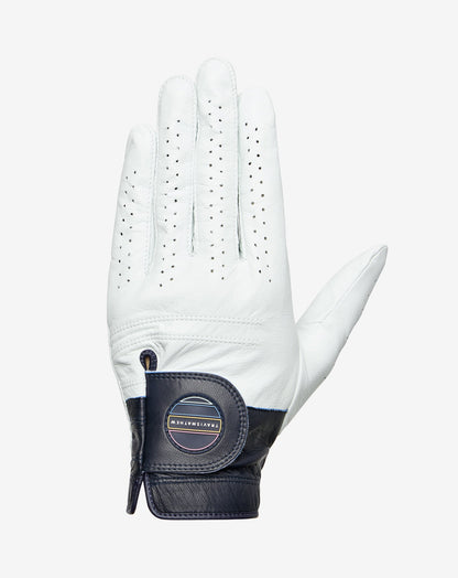Get Out Of Town Golf Glove White/Mood Indigo | Travis Mathew Classic