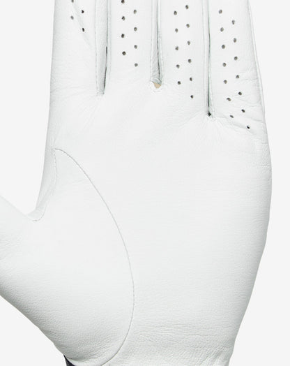Get Out Of Town Golf Glove White/Mood Indigo | Travis Mathew Classic