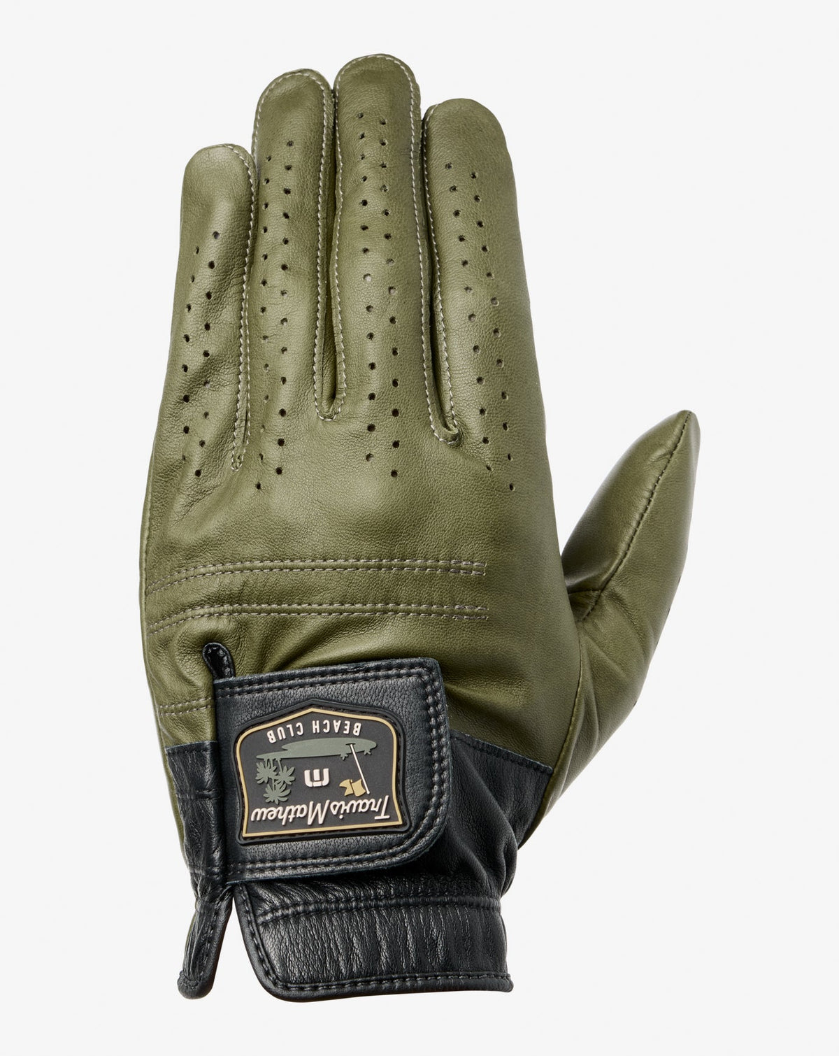Beach Club Golf Glove Dark Olive | Travis Mathew Premium