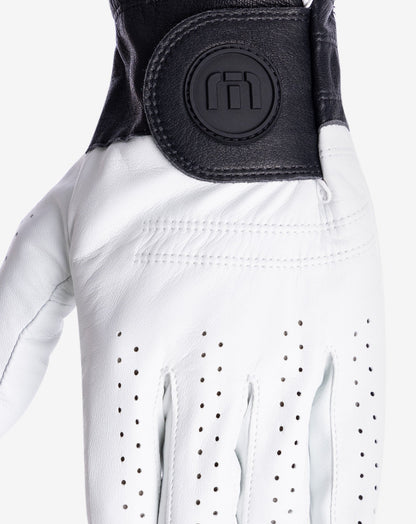 Premier 2.0 Golf Glove White/Black | Travis Mathew Top Pick