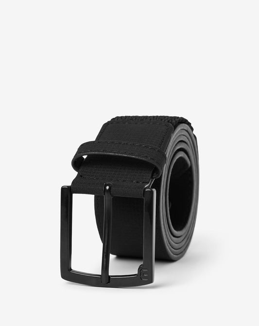 Wanderlust Stretch Woven Belt Black | Travis Mathew Exclusive