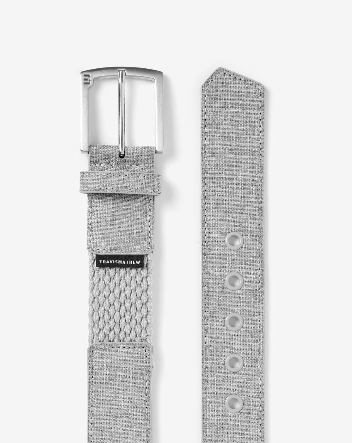 Fresh Look Canvas Stretch Belt Heather Grey | Travis Mathew Value