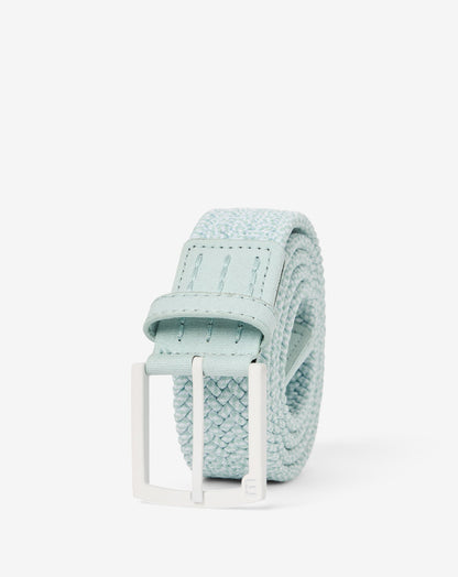 Distant Sand Stretch Woven Belt Eggshell Blue | Travis Mathew Classic