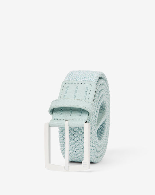 Distant Sand Stretch Woven Belt Eggshell Blue | Travis Mathew Classic