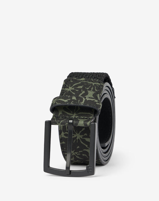 Vine City Canvas Stretch Belt Black | Travis Mathew Quality