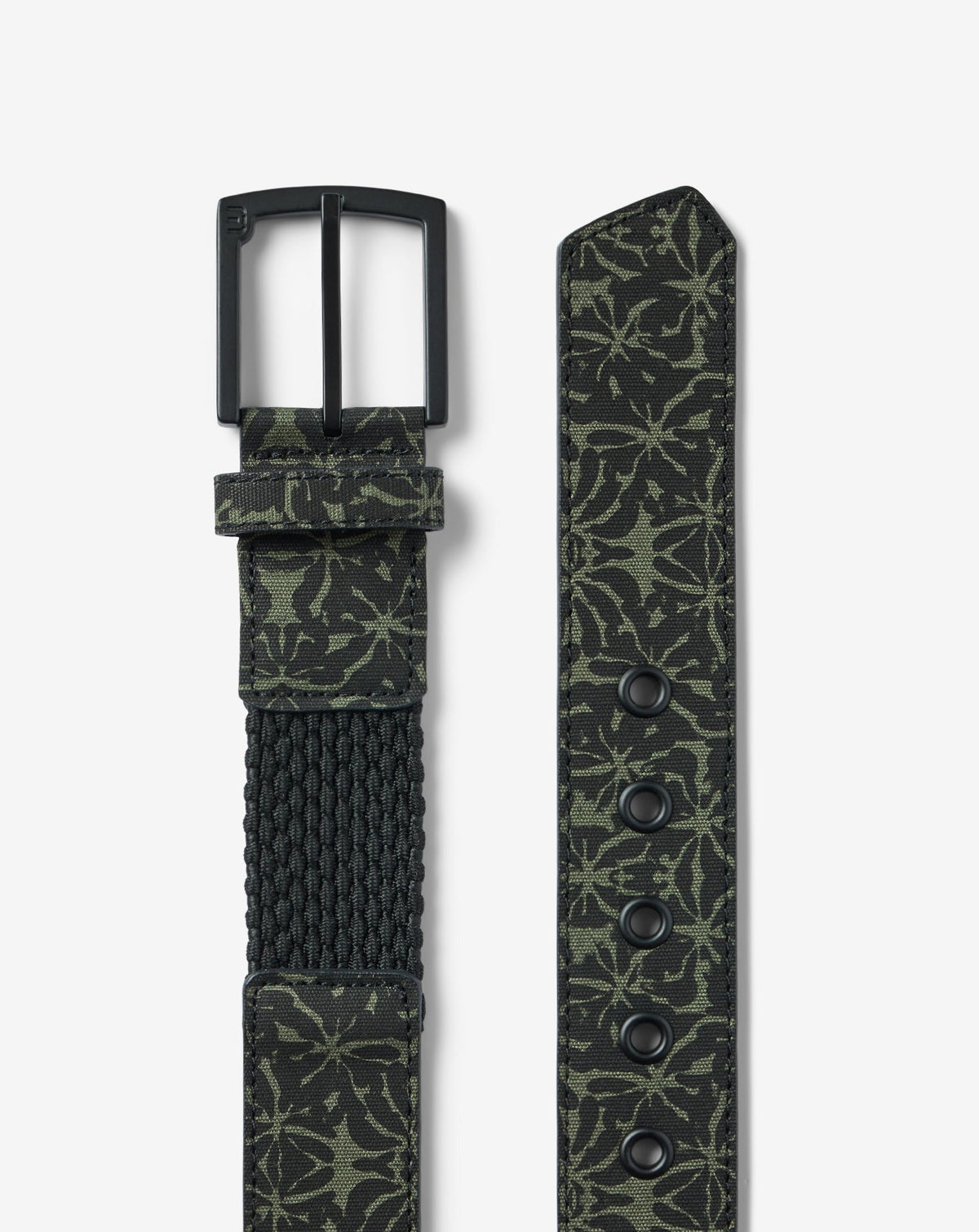 Vine City Canvas Stretch Belt Black | Travis Mathew Quality