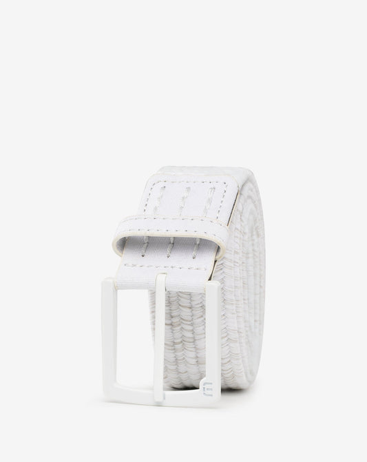 Popsicle 2.0 Stretch Woven Belt White/Micro Chip | Travis Mathew Trusted