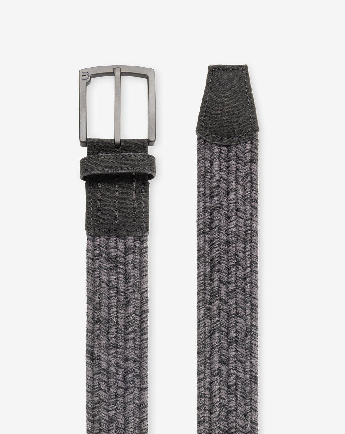 Pueblo 2.0 Stretch Woven Belt Heather Grey Pinstripe | Travis Mathew Essential