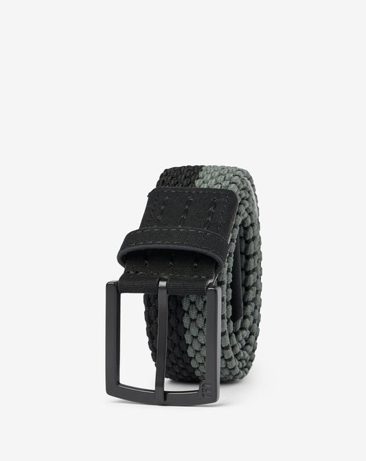 Noon Heat Stretch Woven Belt Dark Olive | Travis Mathew Featured
