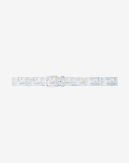 Coconut Mojito Canvas Stretch Belt White | Travis Mathew Essential
