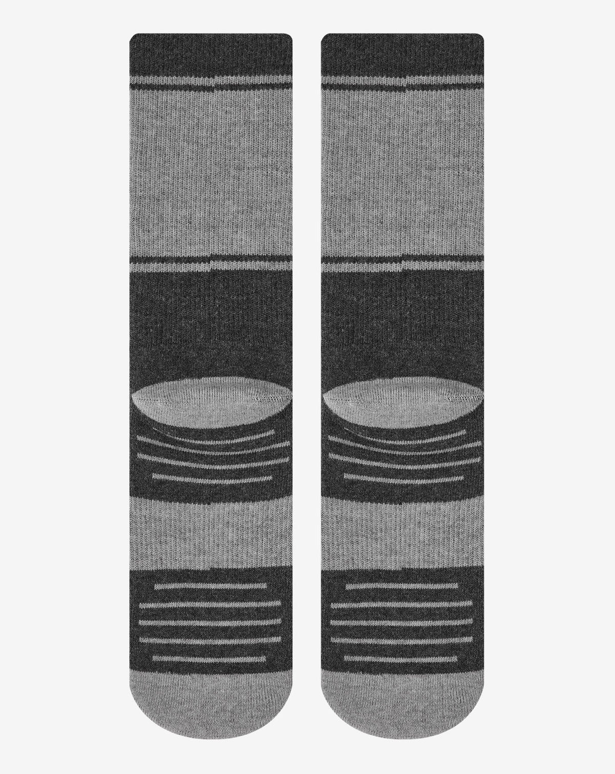 Baja 2.0 Crew Sock Heather Grey Pinstripe | Travis Mathew Great Value