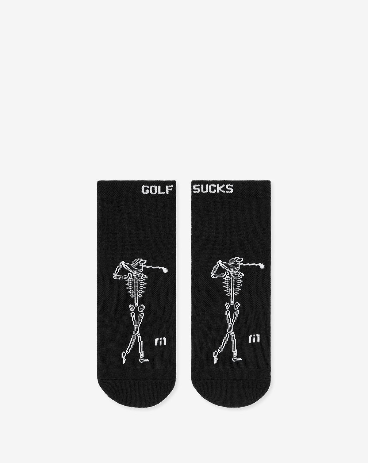 Golf Sucks Ankle Sock Black | Travis Mathew Popular