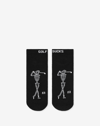 Golf Sucks Ankle Sock Black | Travis Mathew Popular