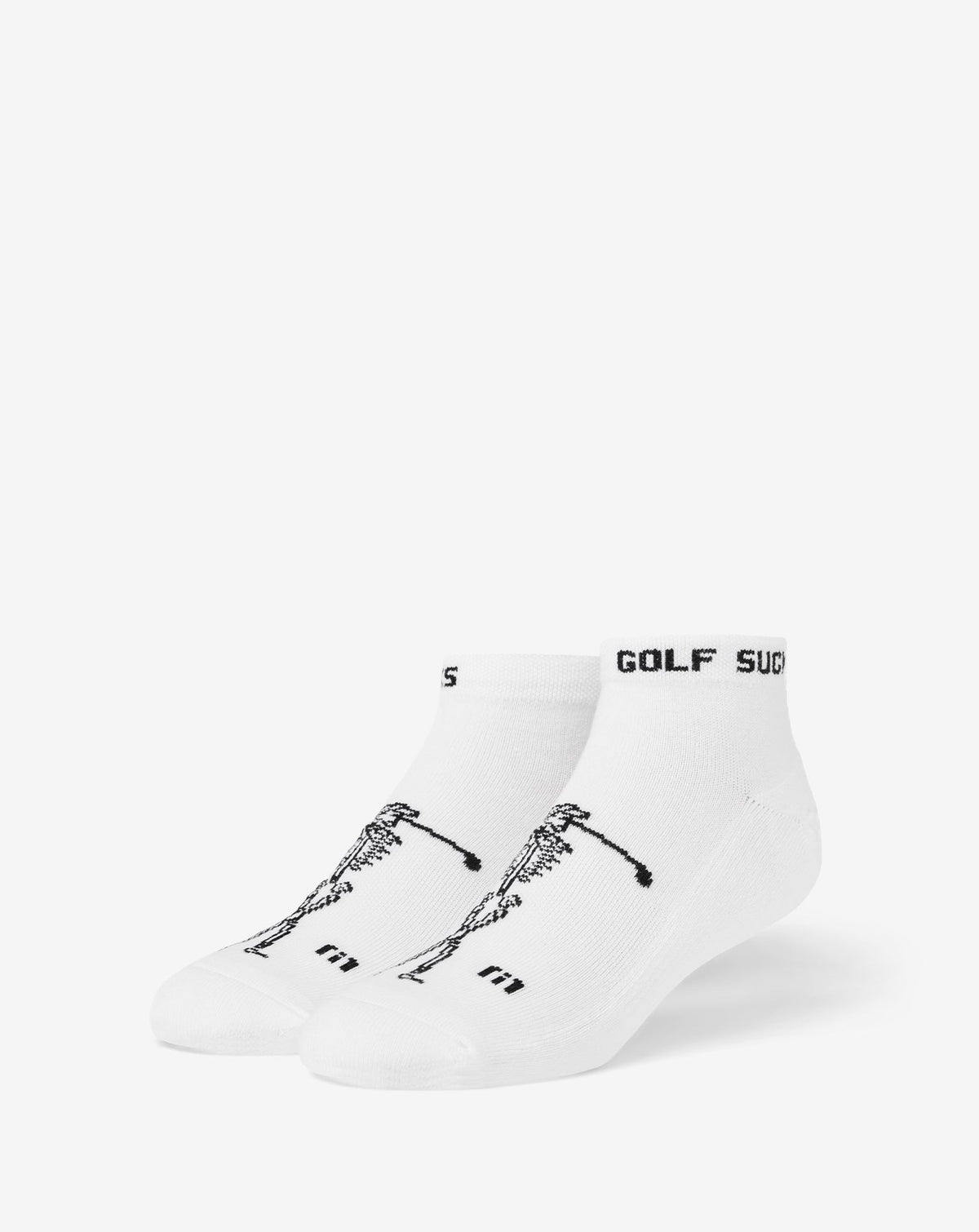 Golf Sucks Ankle Sock White | Travis Mathew Great Value