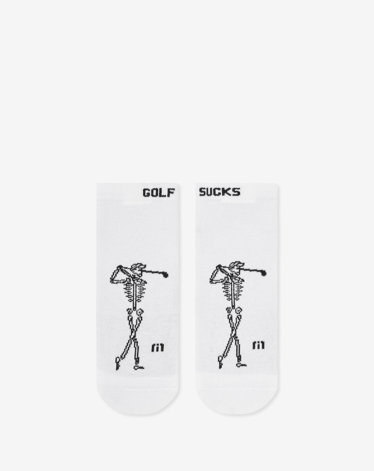 Golf Sucks Ankle Sock White | Travis Mathew Great Value