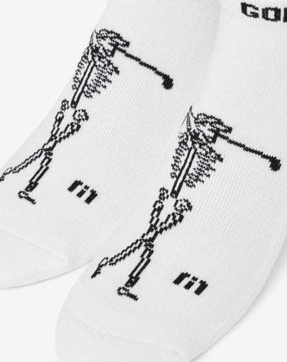 Golf Sucks Ankle Sock White | Travis Mathew Great Value