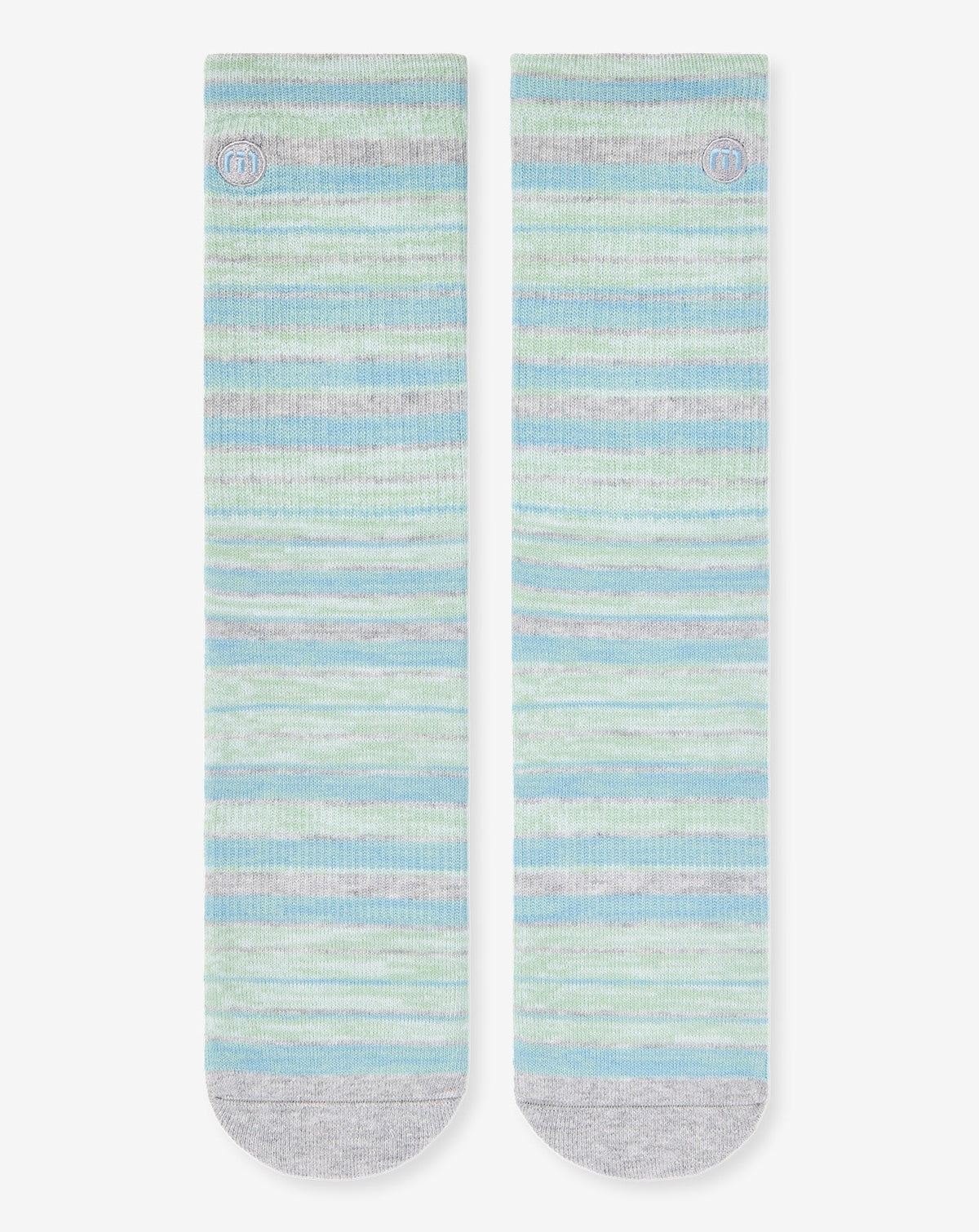 River Picnic Crew Sock Heather Light Grey | Travis Mathew Premium