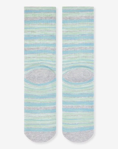 River Picnic Crew Sock Heather Light Grey | Travis Mathew Premium