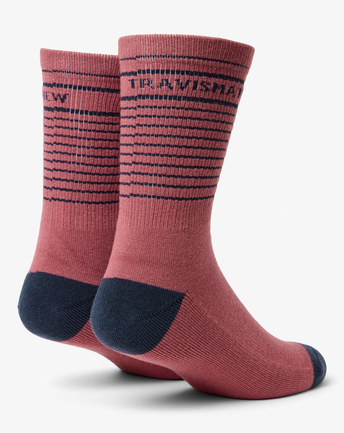 Overall Mood Crew Sock Rose Wine | Travis Mathew Essential
