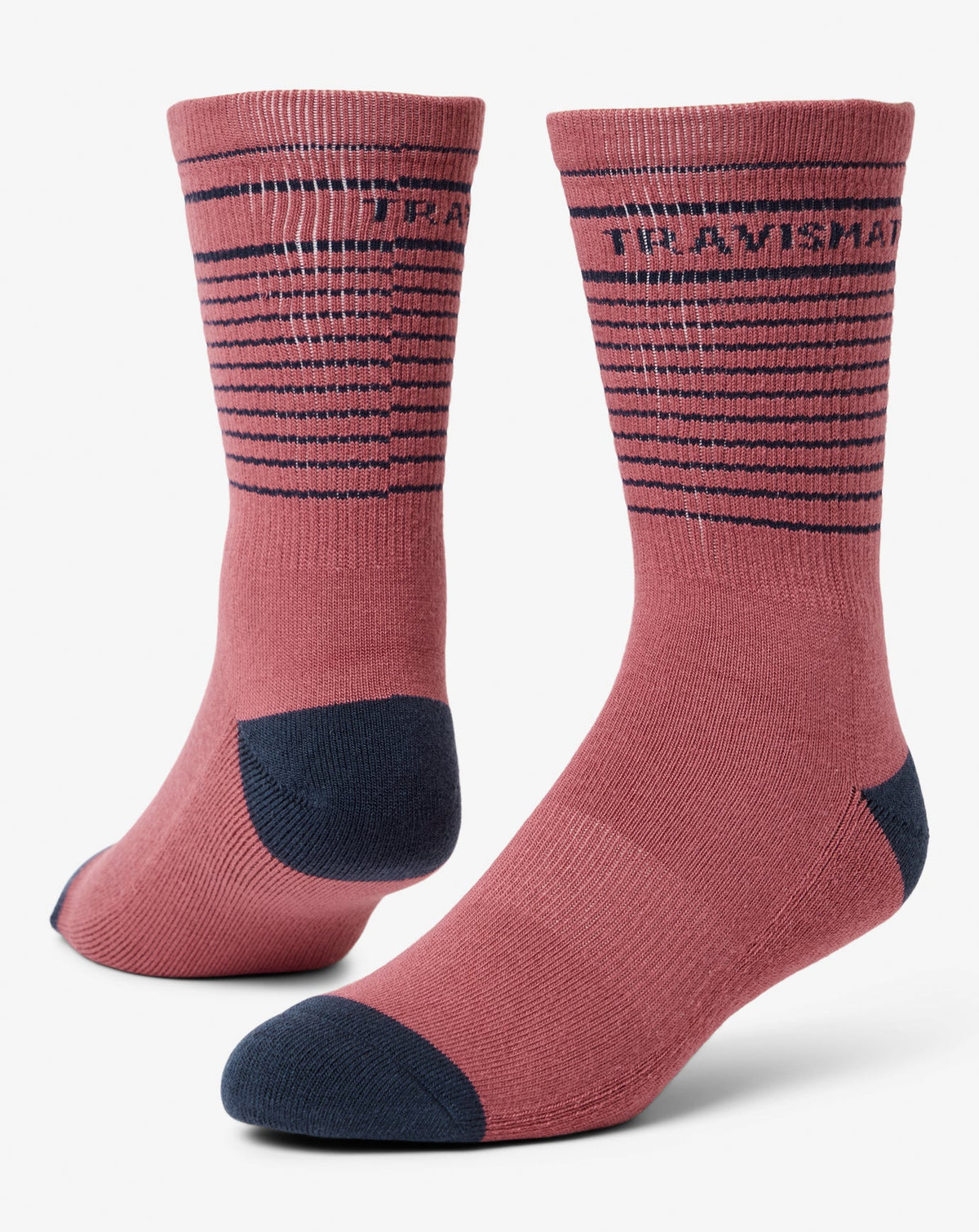 Overall Mood Crew Sock Rose Wine | Travis Mathew Essential